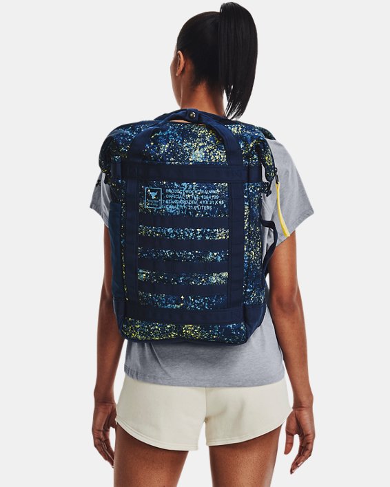 Project Rock Box Duffle Backpack, Blue, pdpMainDesktop image number 8